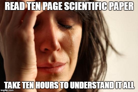 How people read scientific papers