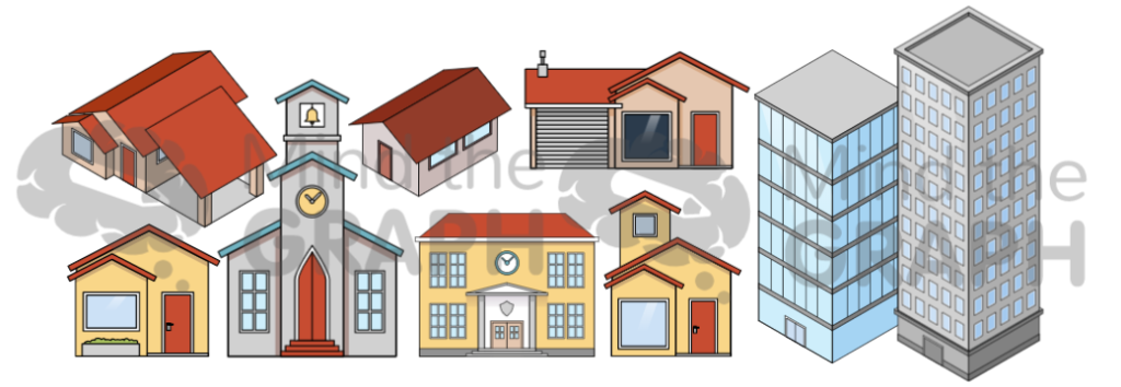 houses_buildings_scientific_illustrations