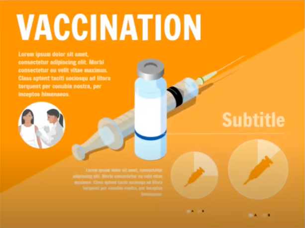 Tutorial video: crearea unui șablon infografic de vaccinare.